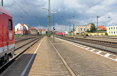 Bahnhof in Ansbach