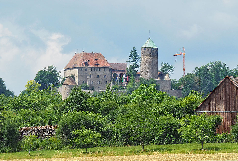 Blick vom Schloss