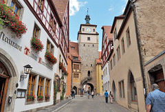 Gasse in Rothenburg
