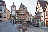 Berühmter Blick in Rothenburg